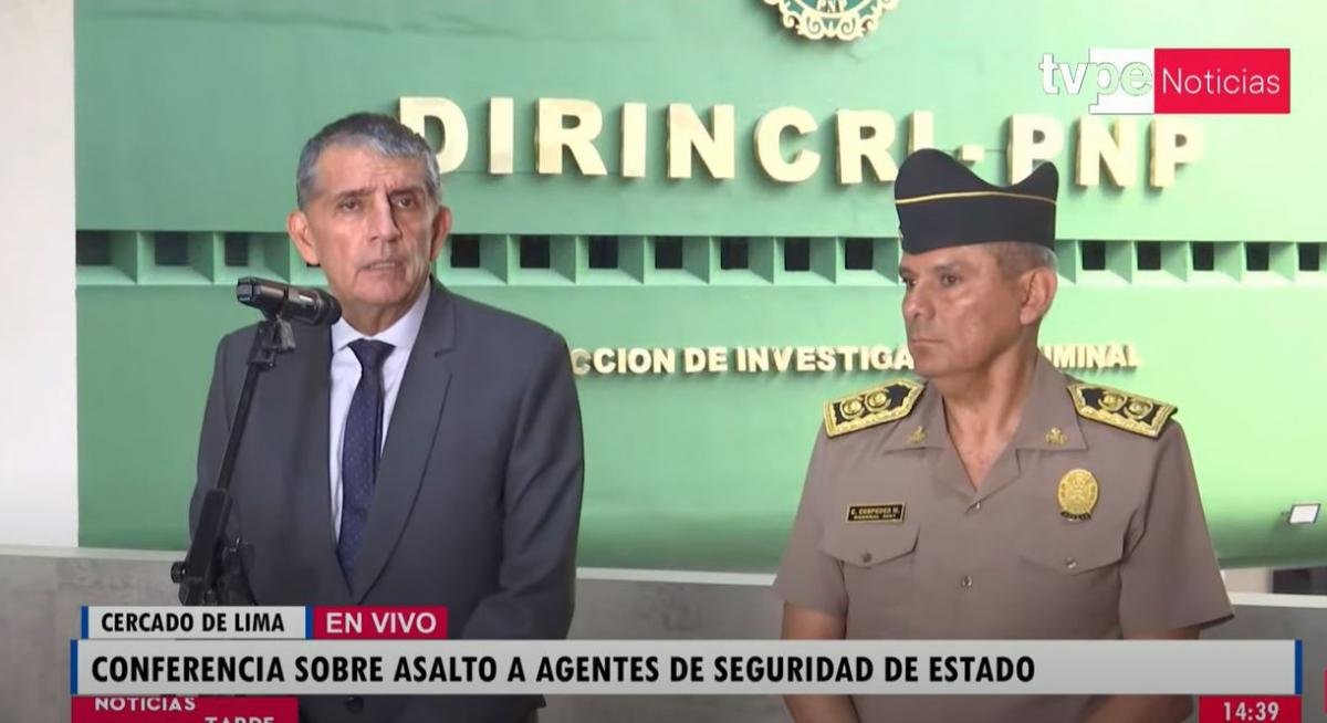 Ministro del Interior asalto seguridad del estado la victoria