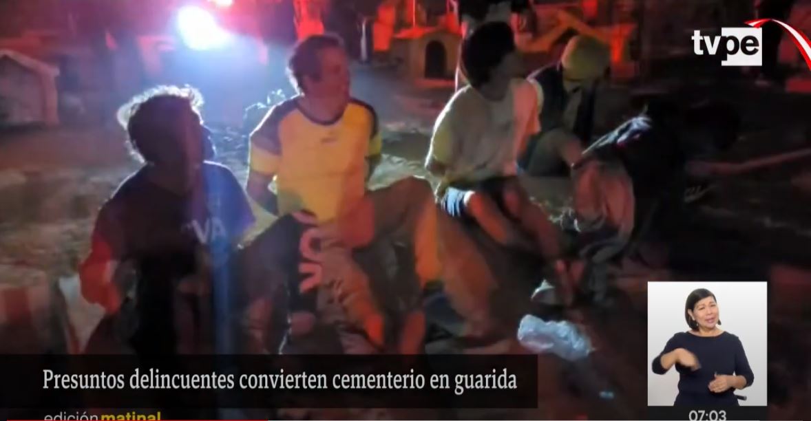 San Juan de Lurigancho: presuntos delincuentes convierten cementerio en guarida