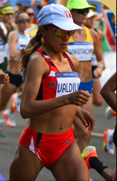 Thalia Valdivia maratón París 2024