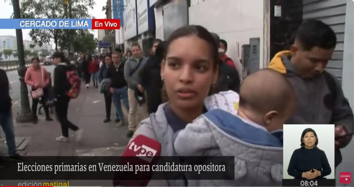 Venezolanos elecciones primarias Lima