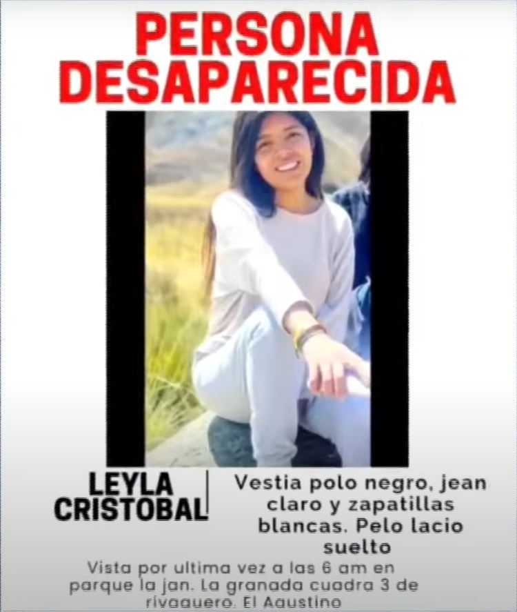 Caso Leyla Cristóbal: profesora lleva 12 días desaparecida y ofrecen 5000  soles por su paradero | TVPerú