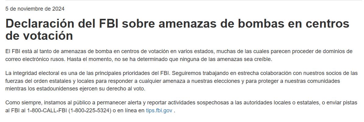 FBI ESTADOS UNIDOS