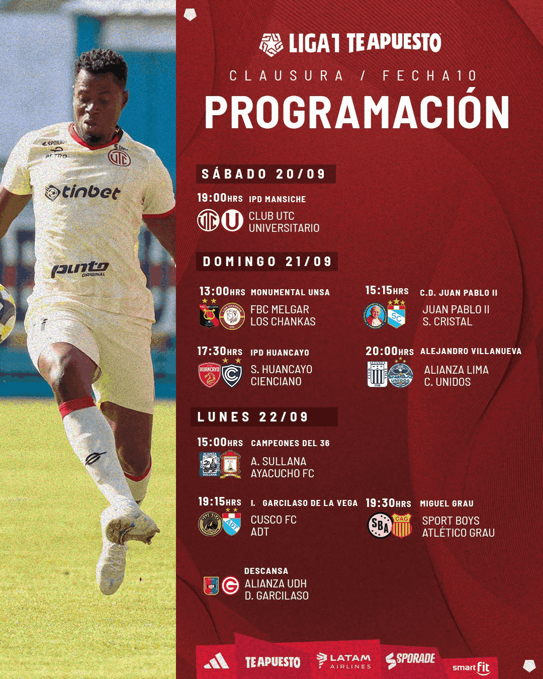 fecha 10 del torneo clausura