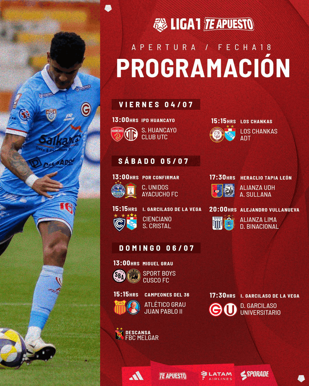 fecha 18 del torneo apertura