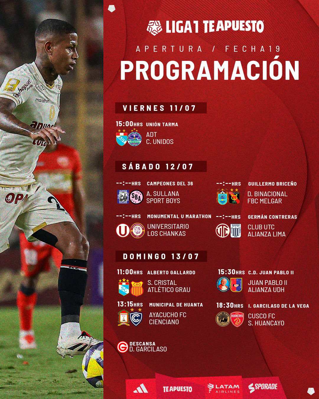 fecha 19 del torneo apertura