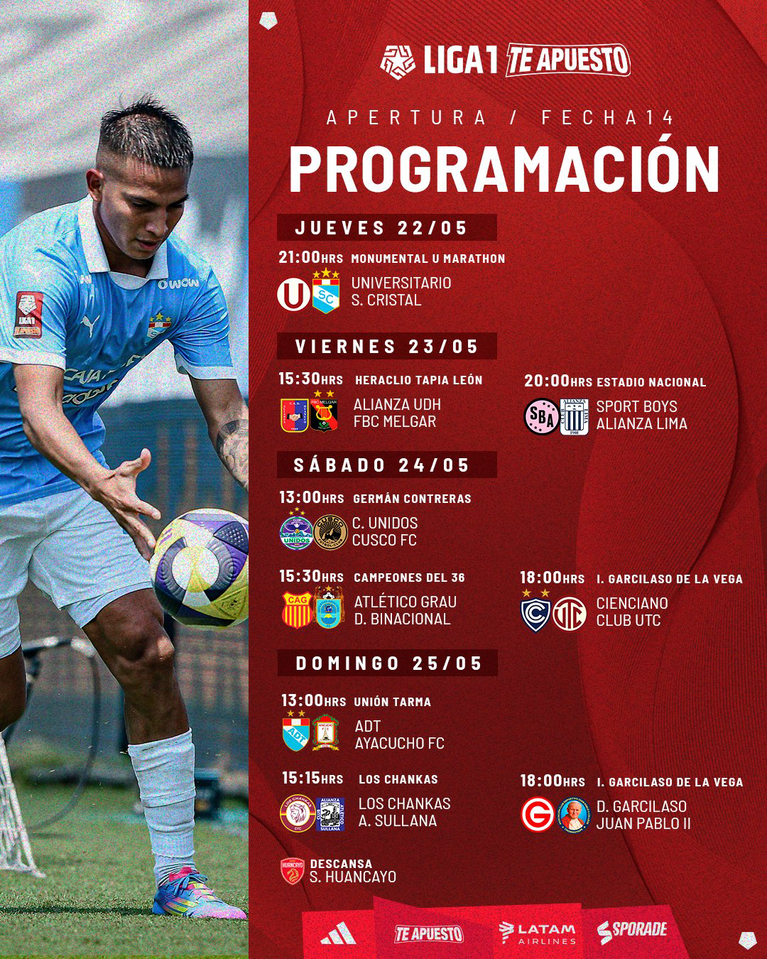 liga 1 fecha 14