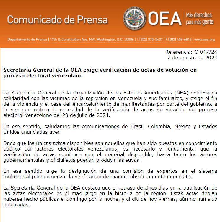 oea venezuela