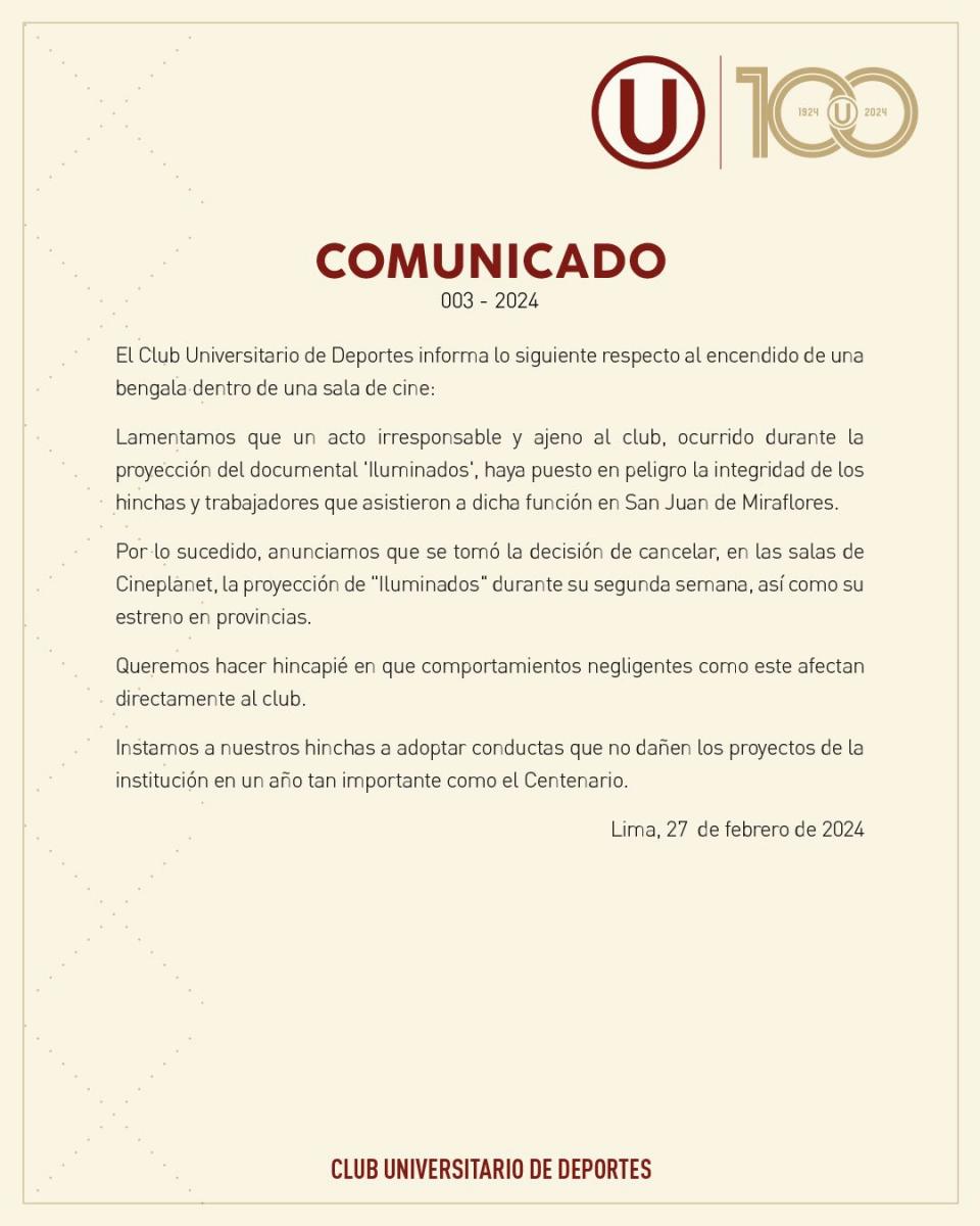 comunicado universitario