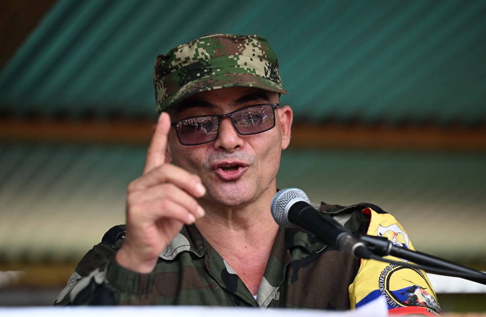Una de las cabecillas de las disidencias de las FARC, "Ivan Mordisco".
