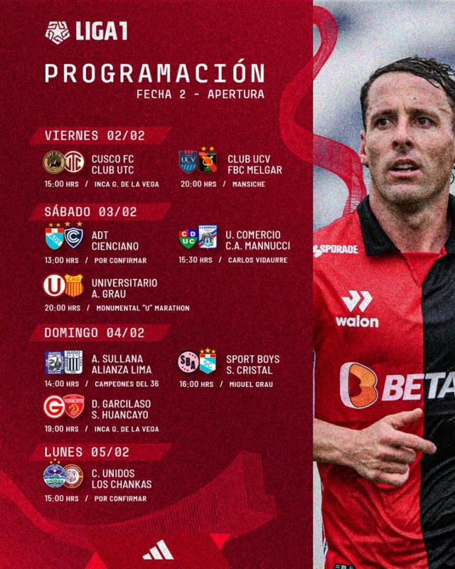 programación apertura fecha 2